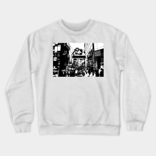 Harajuku - Tokyo Manga Panel Crewneck Sweatshirt